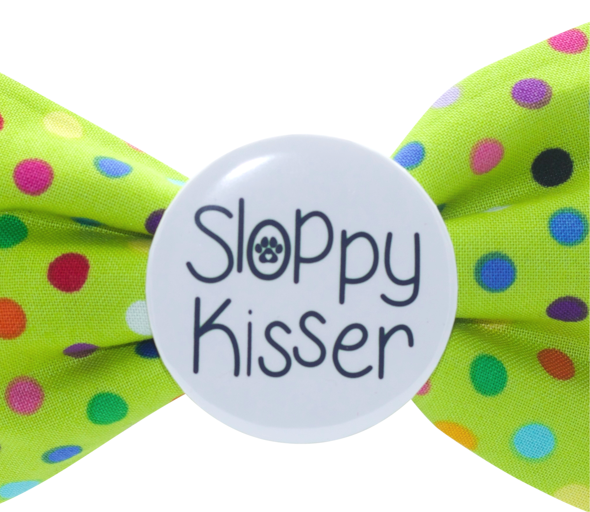 Personalized Party Green Handmade Dog Collar bow tie