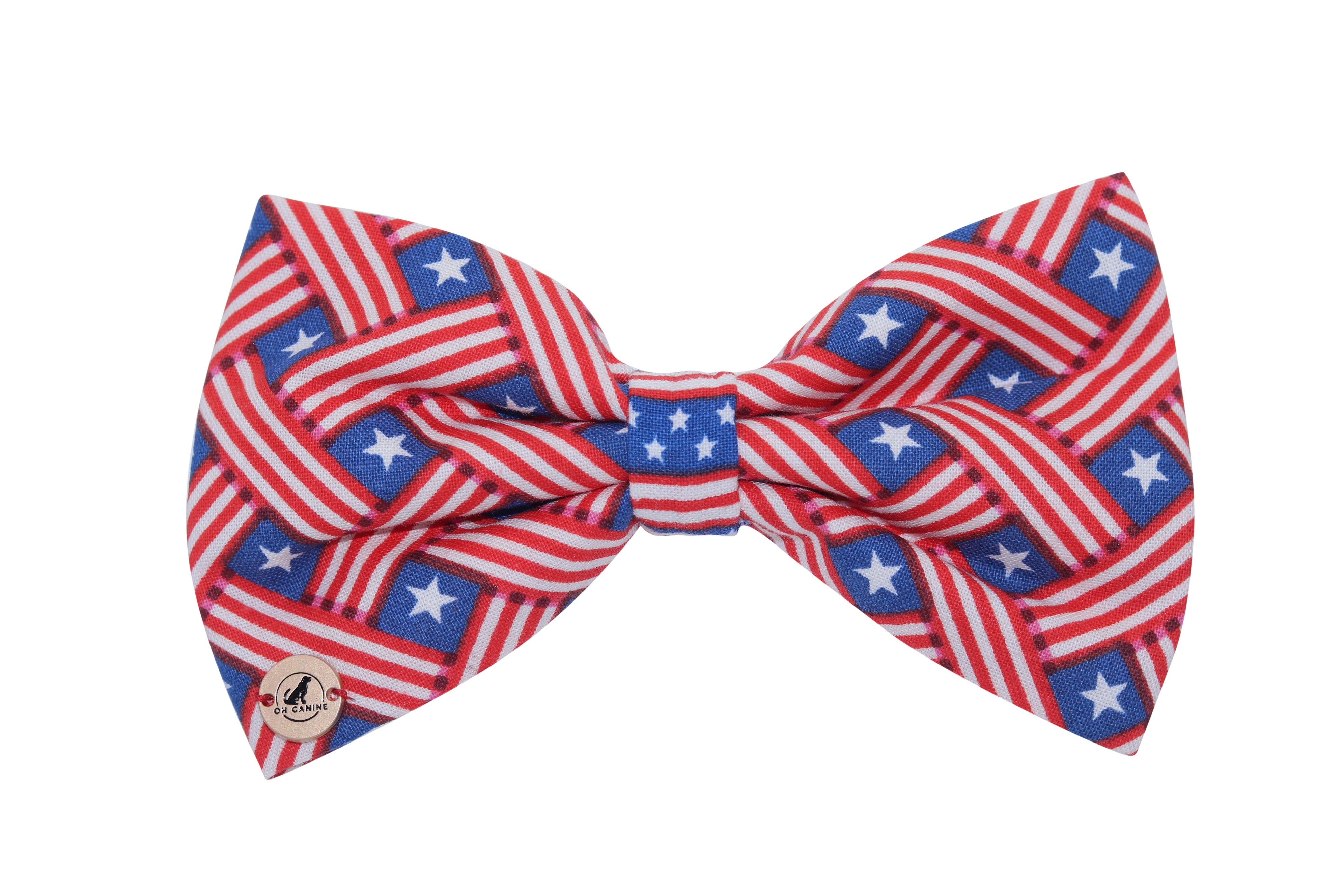 American flag collar Bow tie