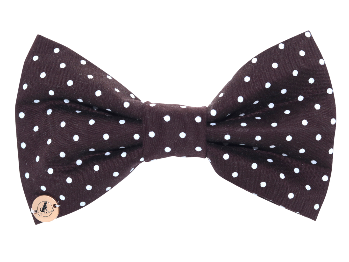 Personalized Polkadot Handmade Dog Collar bow tie