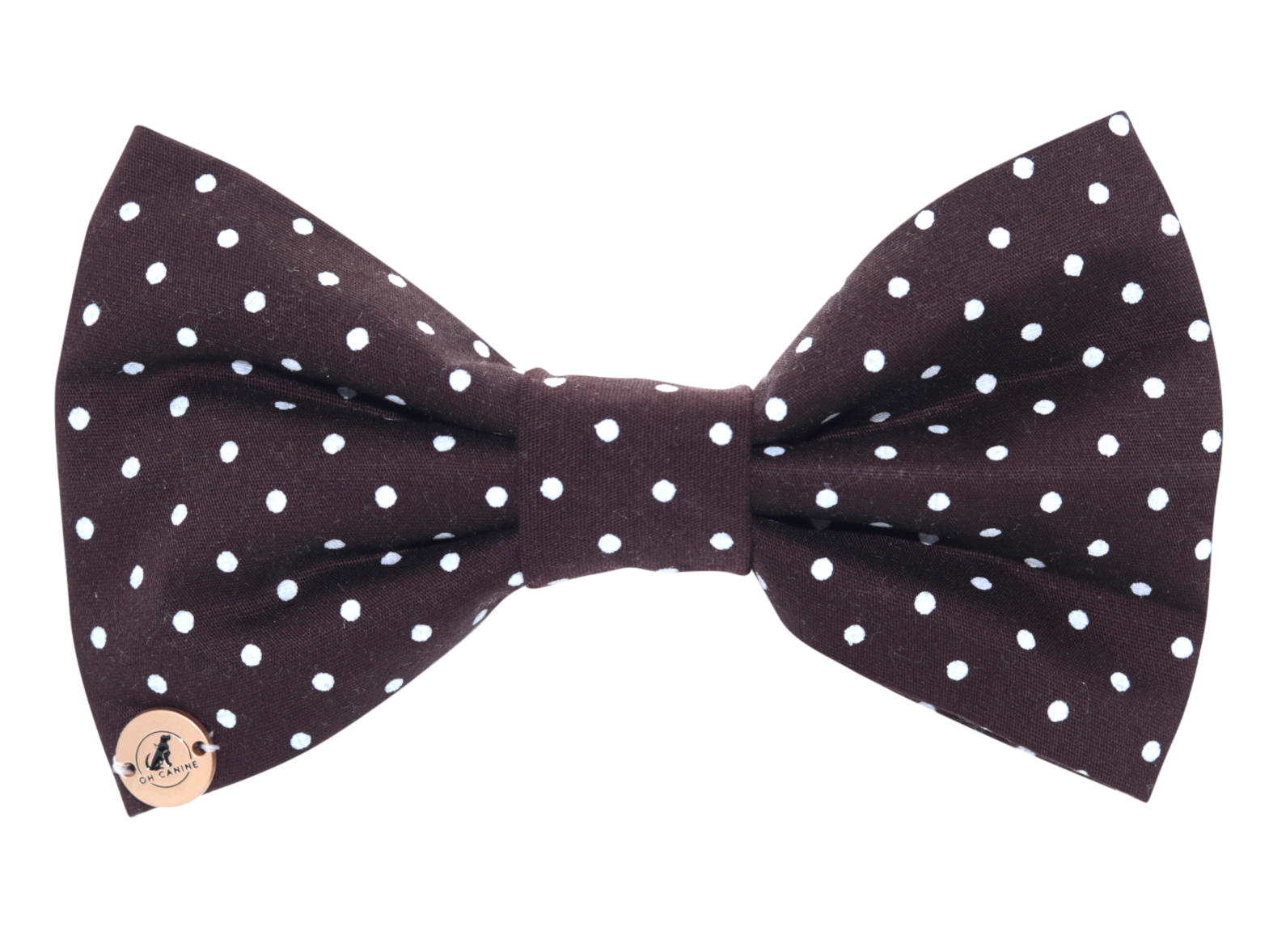 Personalized Polkadot Handmade Dog Collar bow tie