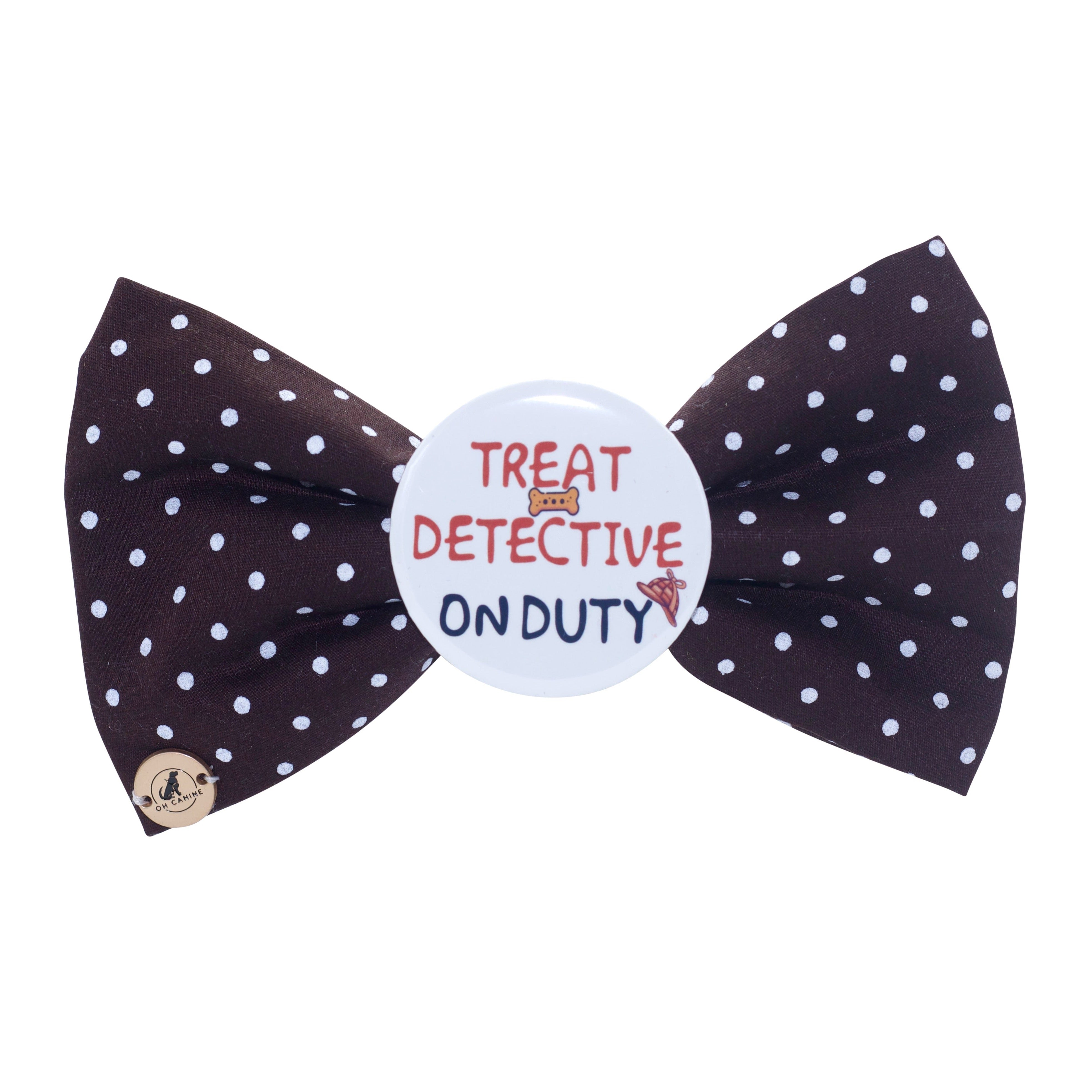 Personalized Polkadot Handmade Dog Collar bow tie