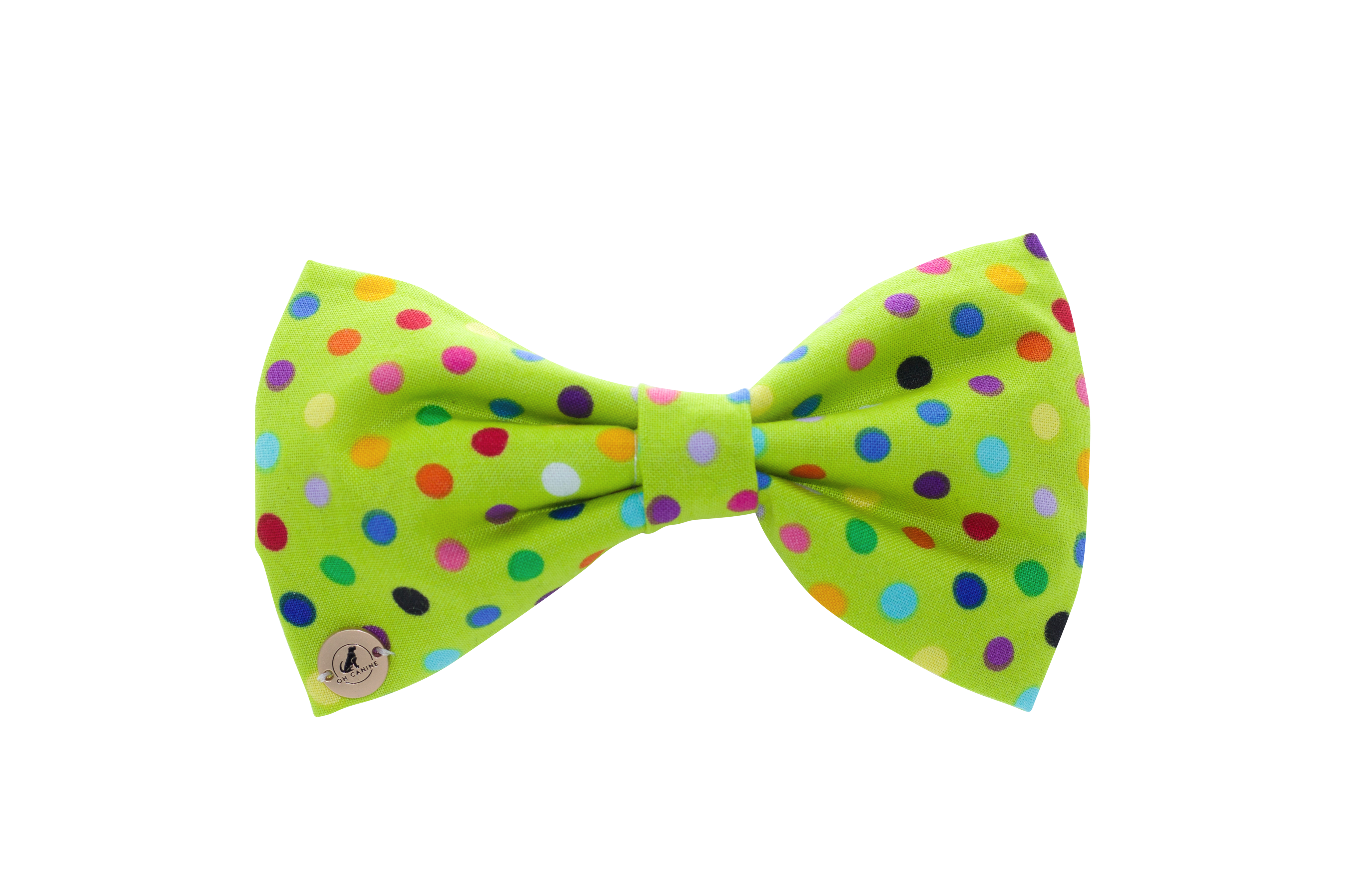 Personalized Party Green Handmade Dog Collar bow tie