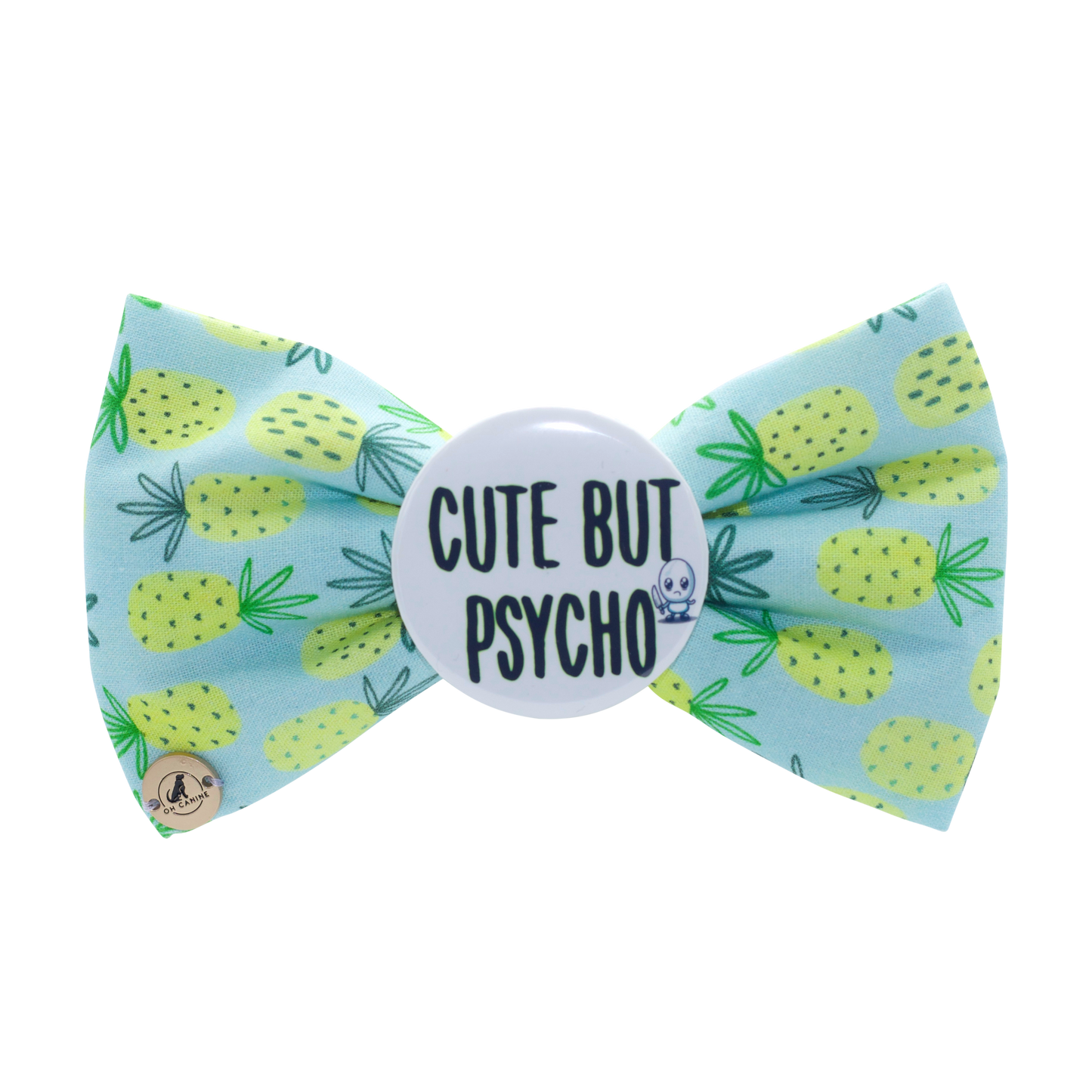 Personalized Pineapple Dog bowtie