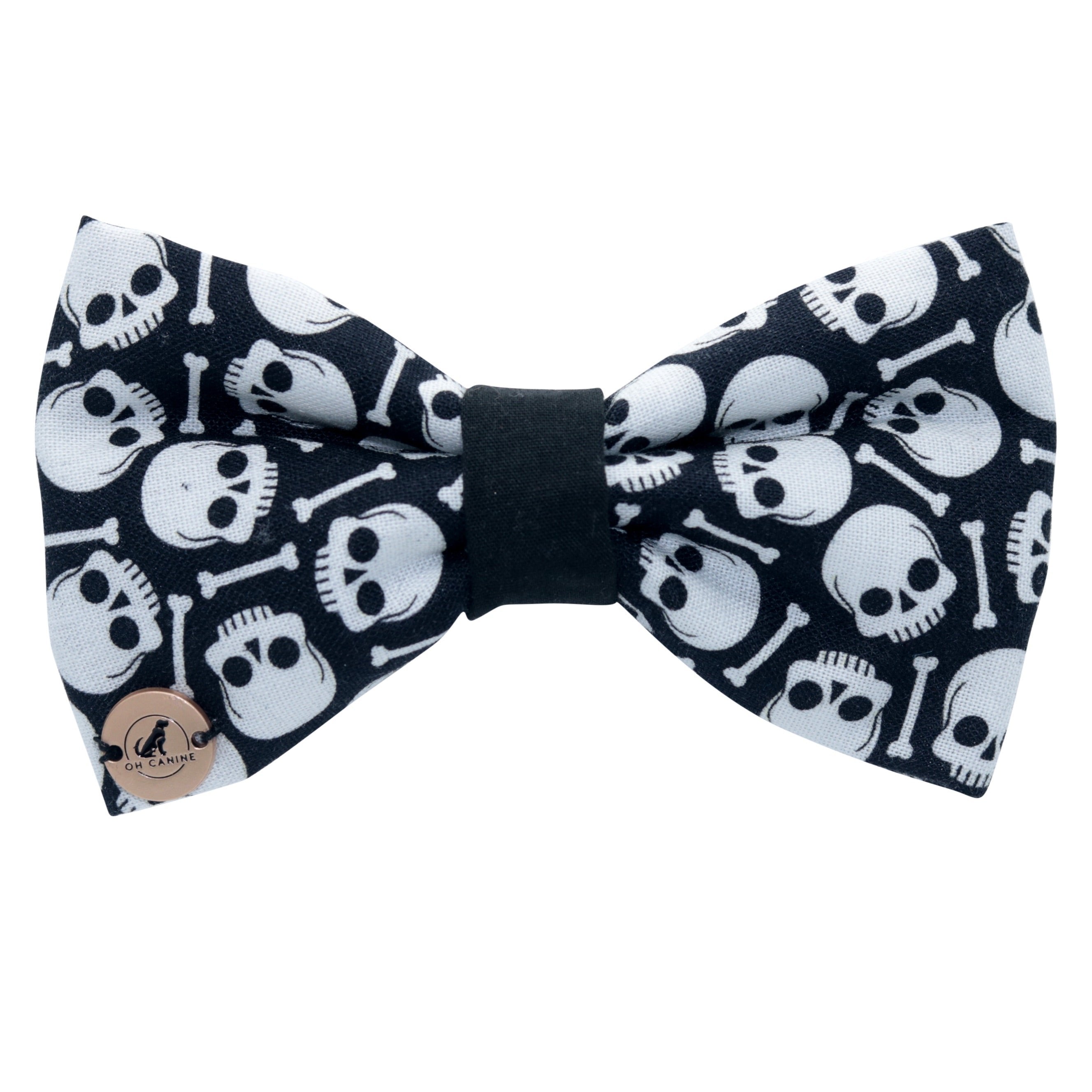 Skull Halloween Bow