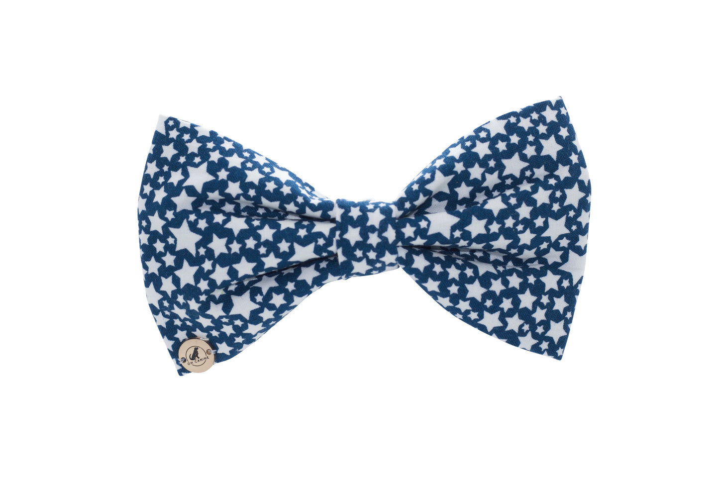 Personalized Starry Elegance Handmade Dog Collar bow tie